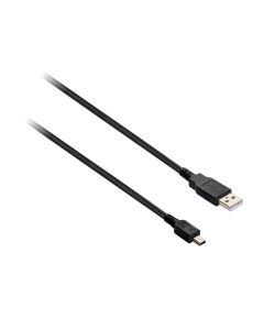 Black USB Cable USB 2.0 A Male to Mini USB Male 1.8m 6ft_lowPic