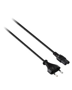 Black Power Cable IEC-C7 to EU Type C 2m 6.6ft_lowPic
