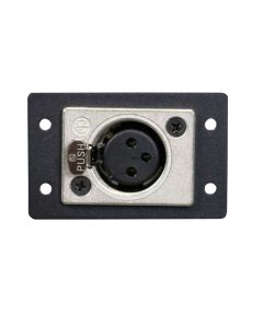 Wiremold Audio/Video Interface Plates (AVIP) Neutrik XLR 3-Pin Female to Solder Cups_lowPic