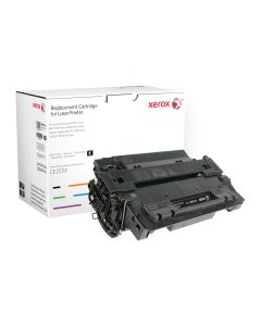 Black toner cartridge. Equivalent to HP CE255X. Compatible with HP LaserJet M525 MFP, LaserJet P3010, LaserJet P3015, LaserJet P3016_lowPic