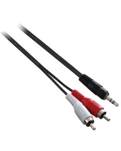 3.5mm Jack to RCA Cable 1x3.5mm (m) to 2xRCA (m) black 3m_lowPic