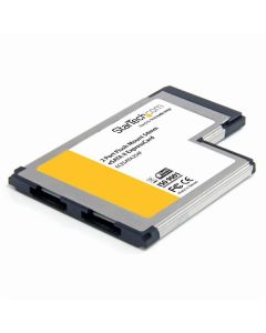2 Port Flush Mount ExpressCard 54mm eSATA II Controller Adapter Card_lowPic
