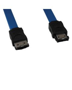 eSATA, SATA-II External Signal Shielded Cable (7Pin/7Pin), 2M_lowPic