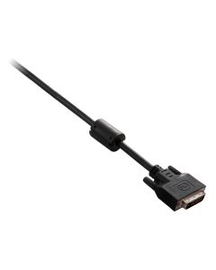 Black Video Cable DVI-D Male to DVI-D Male 2m 6.6ft_lowPic