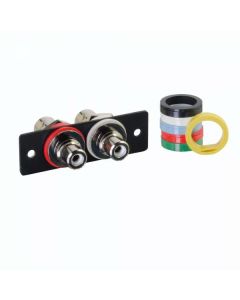 Wiremold Audio/Video Interface Plates (AVIP) Two RCA Female to BNC Female Adapters_lowPic
