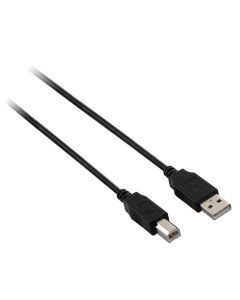 Black USB Cable USB 2.0 A Male to USB 2.0 B Male 2m 6.6ft_lowPic